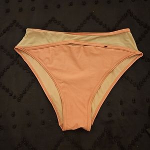 Pole addict mesh and dusty pink pole dance bottom size L